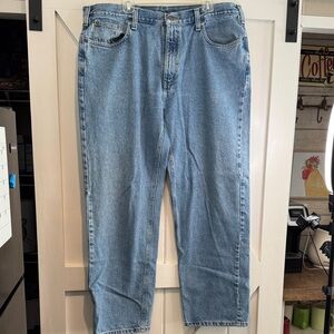 Carhartt Men's Straight Light Indigo Blue Jeans